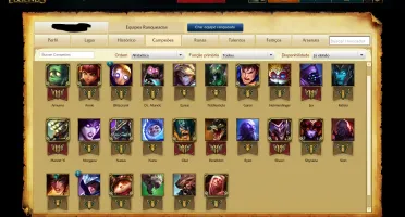 Conta Prata IV - 26 Champions - 5 skins