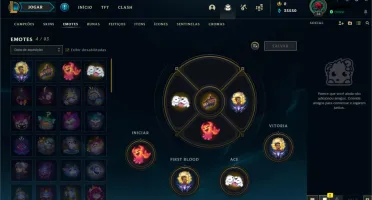 Conta LOL - Diamante IV, 62% de WR