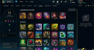 Conta LOL - Diamante IV, 62% de WR