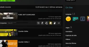 Conta Steam Nivel 19 Gamersclub Cs2 Prime (Tempo Parada)