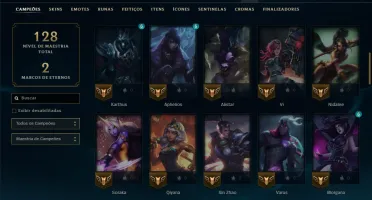 Esmeralda 1 com 70 Champs e 9 Skins