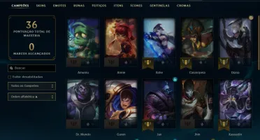 Conta smurf mestre 400 pdl