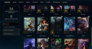 Conta smurf mestre 400 pdl