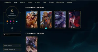 Conta smurf mestre 400 pdl
