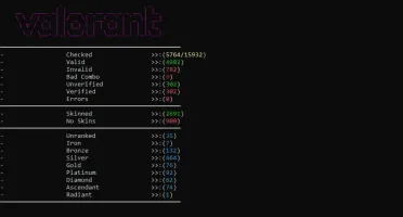 Valorant Checker | Captura De Contas Nfa E Fa