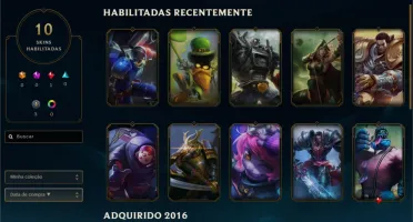 Conta de League of Legends - 48 campeões e 10 skins