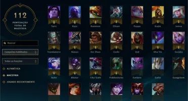 Conta de League of Legends - 48 campeões e 10 skins