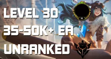 CONTA DE LOL LEVEL 30, UNRANKED, 40K+ EA, UNVERIFIED
