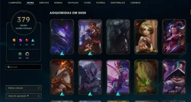 Conta LoL Plat 3 379 Skins