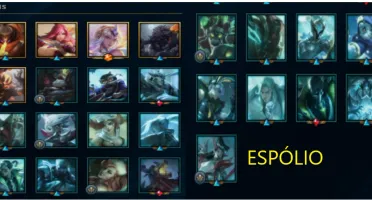 Conta lol smurf ex-mestre com skins