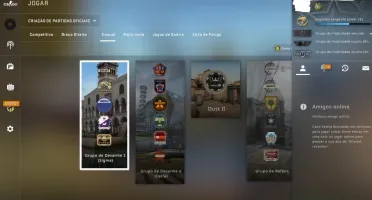 CONTA CSGO [ PRIME ATIVO ] + MEDALHA DE SERVIÇO 2020