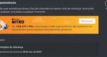 Conta discord 2016