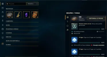 Conta de lol Platina 1
