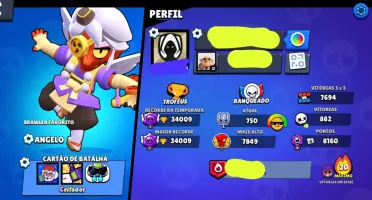 Conta Full acesso: Brawl Stars e Clash Royale