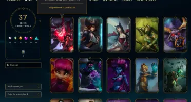 Conta Lol Bronze, 43K Ea, 37 Skins, Upada na Mão, Lvl 30