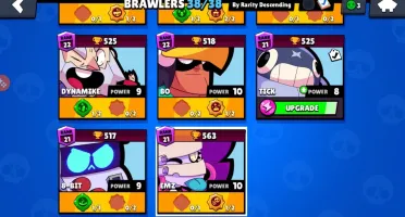 Conta Brawl Stars 38/39 Brawlers | Mude o nome de graça
