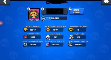 Conta Brawl Stars 38/39 Brawlers | Mude o nome de graça
