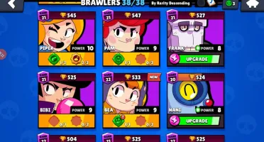 Conta Brawl Stars 38/39 Brawlers | Mude o nome de graça