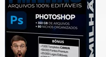 Pack +1 Milhão Arquivos | Redes Socias | Photoshop | Canva |