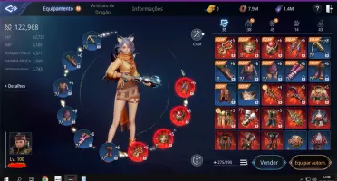 Lanceiro Lvl-100 Sub- Arqueira