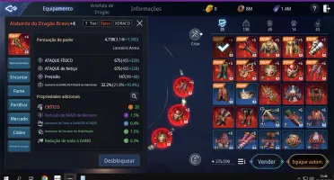 Lanceiro Lvl-100 Sub- Arqueira