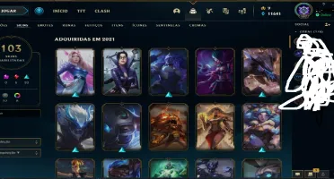 Conta Diamante Iv Com Todos Personagens e 103 Skins
