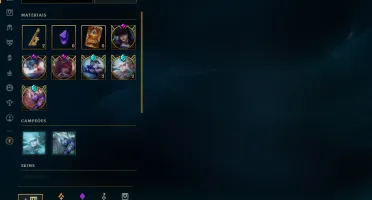 conta nível 279, +150 skins ( 4 skins ultimate + 2 mítica )