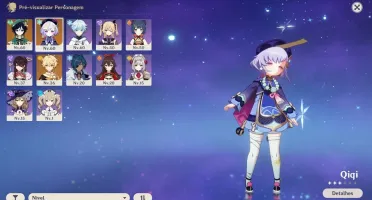 Conta Genshin Impact - VENTI + QIQI + Benção (30 dias)