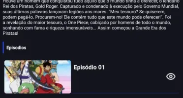 Aplicativo de Animes - Código fonte