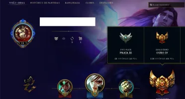 Conta League Of Legends Gold