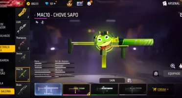 Conta free Fire com vários trajes