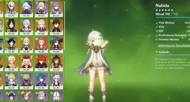 Conta Genshin Impact Ar60 19 Personagens 5 ★ E 9 Armas 5★