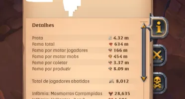 CONTA ALBION COM MUITAS SKINS RARAS