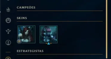 conta lvl 120, platina 4 com 57% wr, 25 skins, 57 champs