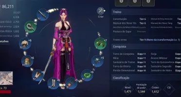 CONTA MIR4 - TAOISTA 73 - 86K DE POWER SEM CLÃ
