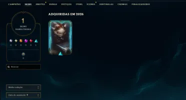 Platina 3 com 45 Champs e 1 Skin