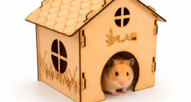 Casinha Simples para Hamster - Flap Pet