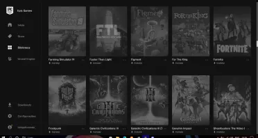 Conta epic games, origin e uplay com 230 jogos