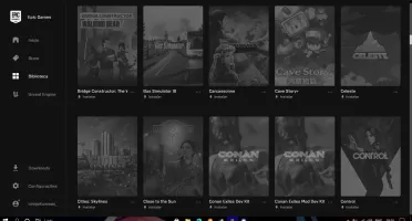 Conta epic games, origin e uplay com 230 jogos