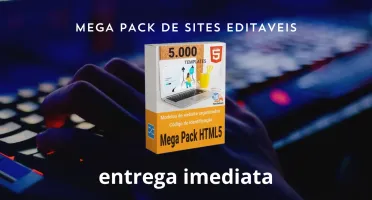 PACK 5 MIL TEMAS HTML/CSS/JS EDITAVEIS
