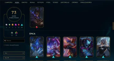 Conta League of Legends Lux Elementalista