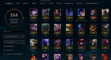 Conta League of Legends Ouro 1 - 109 Campeão - 35 Skins