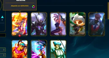 Conta Barata Com Skin Da Riven Coelhinha + Ezreal Lendária