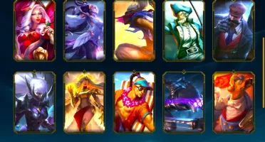 Conta Barata Com Skin Da Riven Coelhinha + Ezreal Lendária