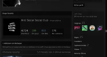 CONTA CSGO PRIME, STEAM LVL 23 COM MEDALHAS