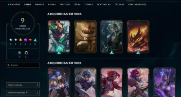 Mestre com 75 Champs e 9 Skins ( 59 PDL )