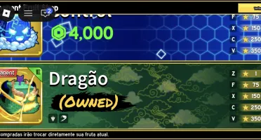 Conta de blox fruits com vários passes raros