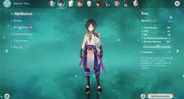 Conta genshin impact Na AR - 7 Ganyu,xiao