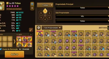 Conta Summoners Wars 2 nat5 LD GLOBAL