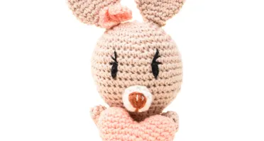 Kit Bebê Coelhinhos em Amigurumi com 7 Peças